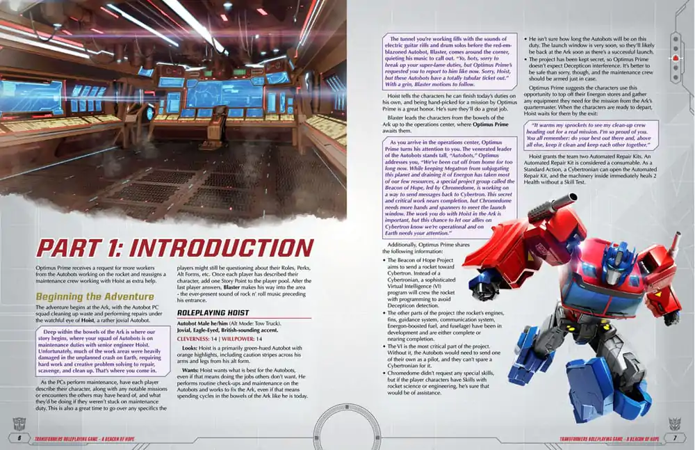 Transformers RPG Dobrodružství Paprsek naděje & GM Screen *Englische Version* fotografii produktu