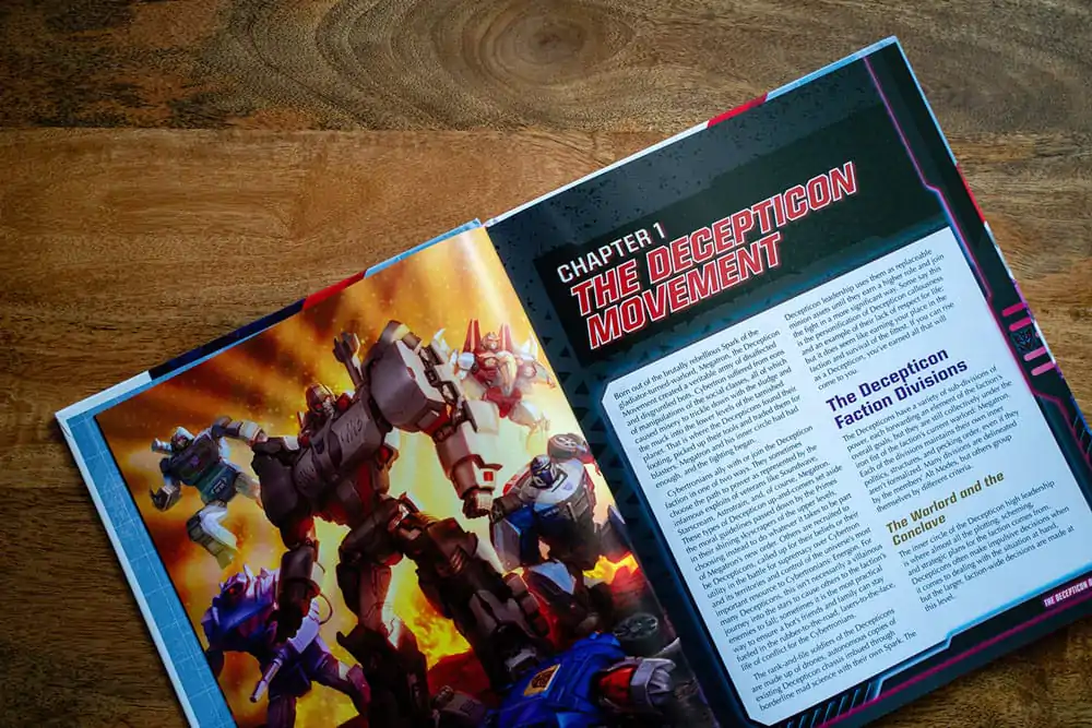 Transformers RPG kniha Decepticon Directive Sourcebook *Englische Version* fotografii produktu