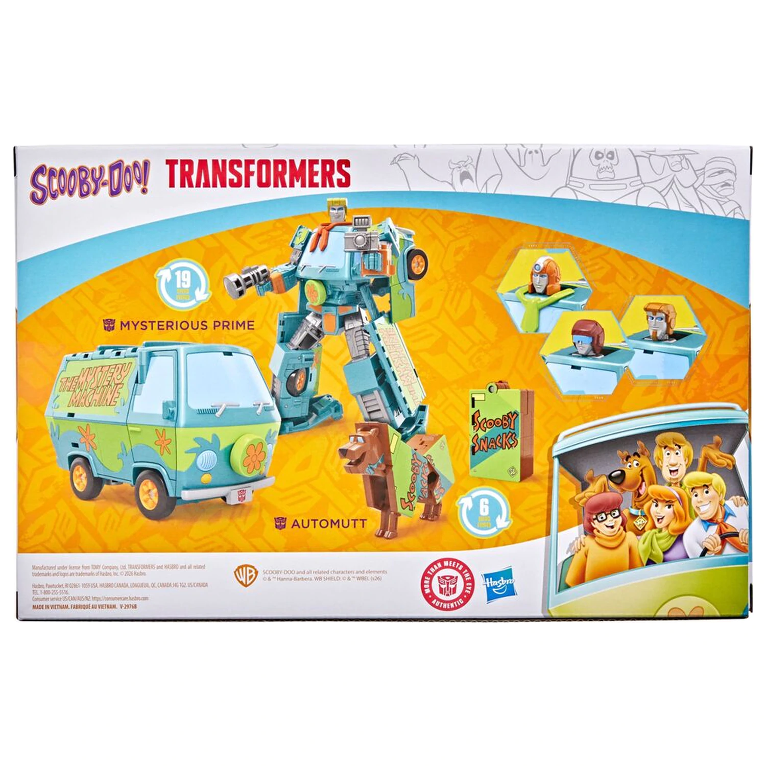 Sada figurek Transformers Sooby Doo 15 cm fotografii produktu