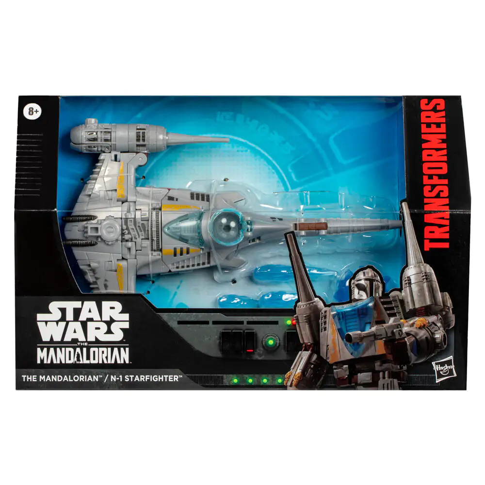 Transformers Star Wars The Mandalorian N-1 Starfighter figurka 19 cm fotografii produktu