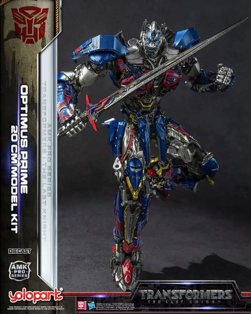 Transformers: The Last Knight AMK Pro Series Plastiková Modelářská Stavebnice Optimus Prime (Oversea Version) 20 cm fotografii produktu