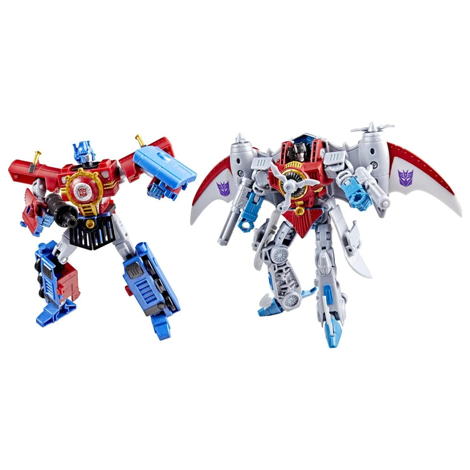 Transformers Timelines Hearts of Steel Comic Edition akční figurky Optimus Prime & Starscream 14 cm fotografii produktu
