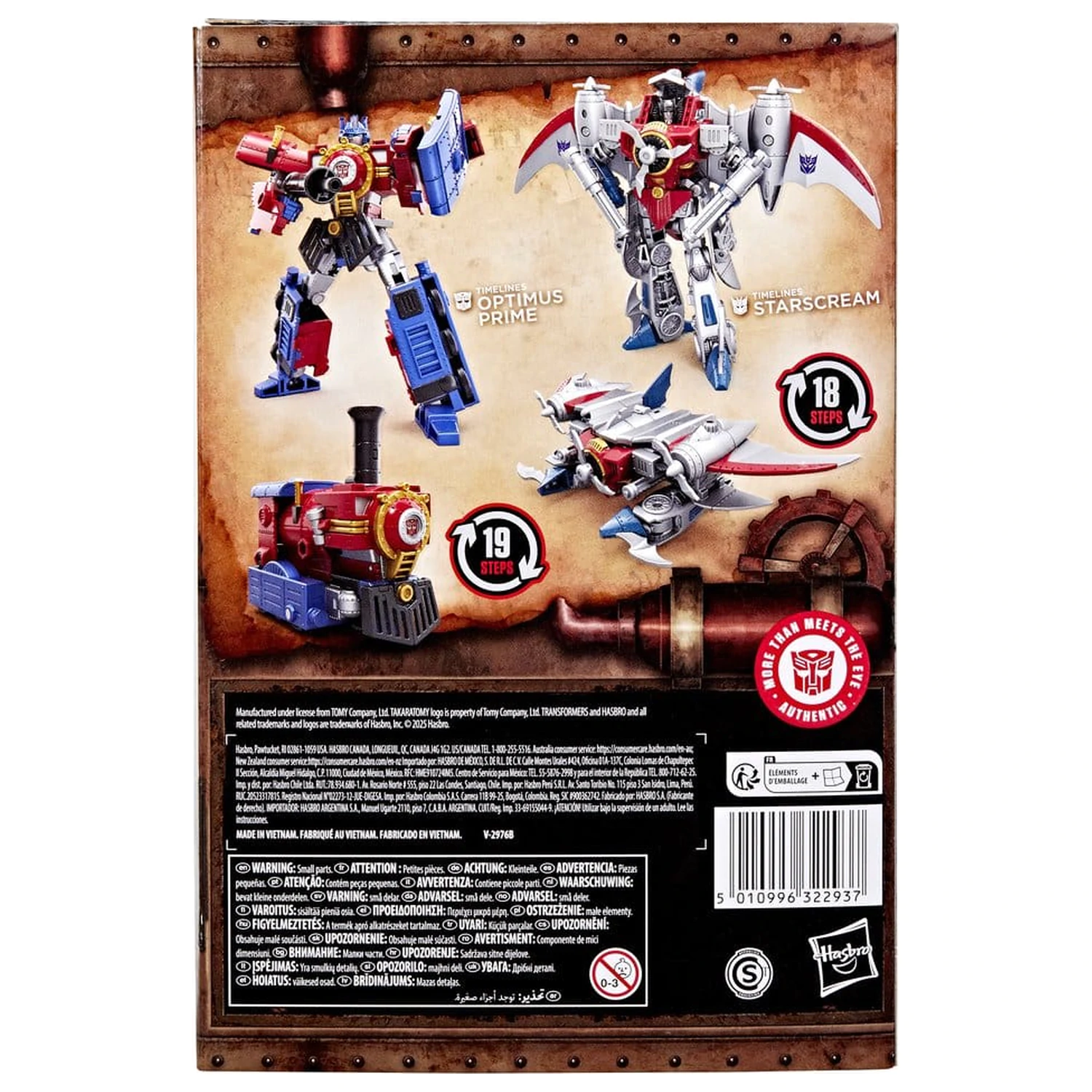 Transformers Timelines Hearts of Steel Comic Edition akční figurky Optimus Prime & Starscream 14 cm fotografii produktu