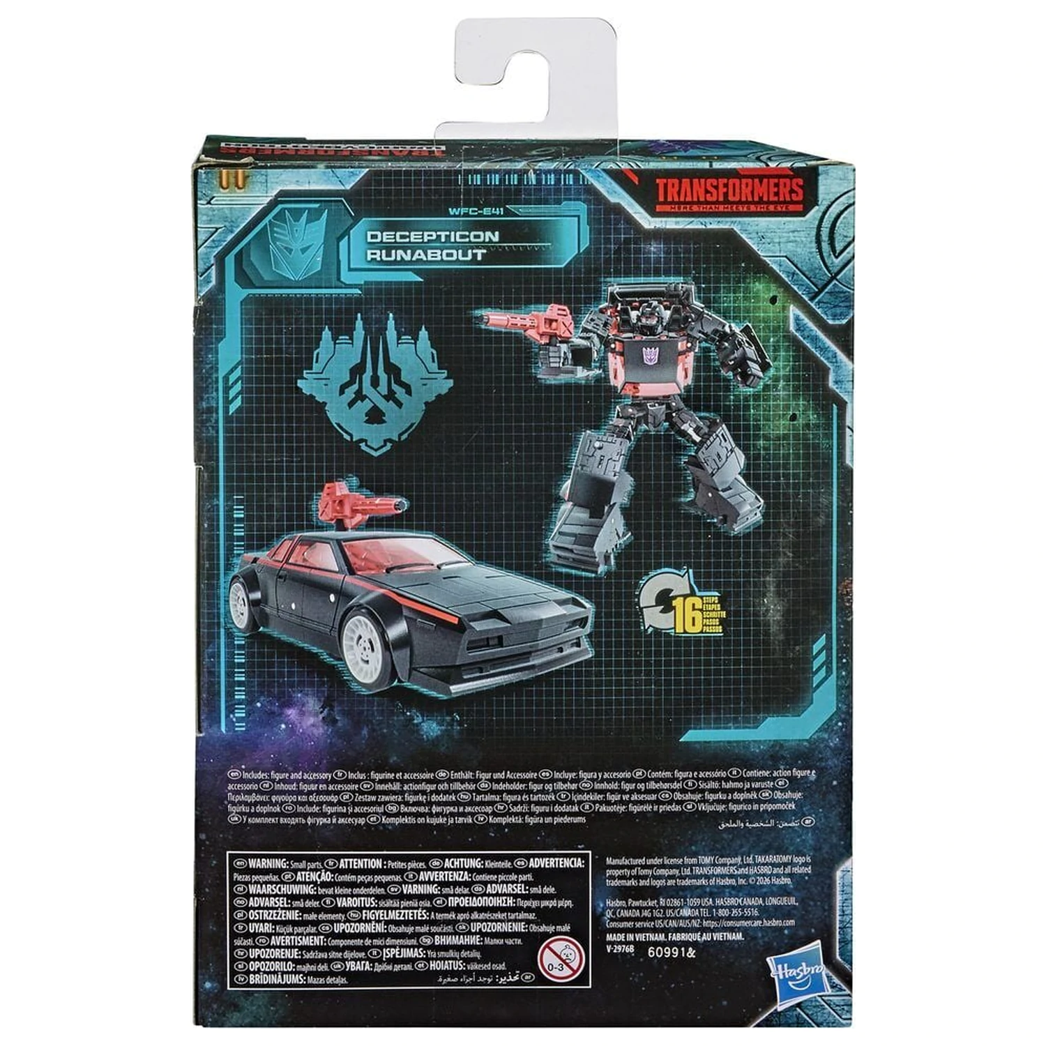 Transformers - Transformers Earthrise War For Cybertron Trilogy Decepticon Runabout figurka 14cm fotografii produktu