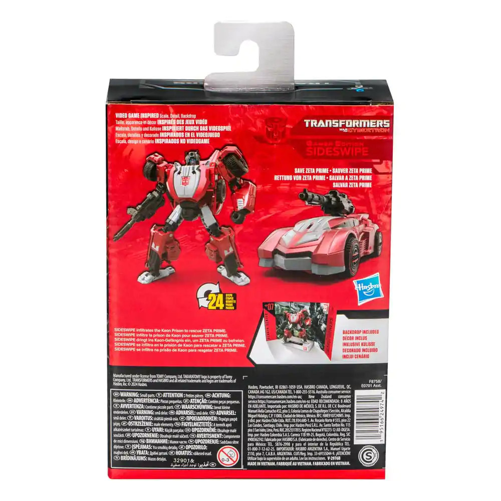 Transformers: War for Cybertron Studio Series Deluxe Class Akční figurka Gamer Edition Sideswipe 11 cm fotografii produktu