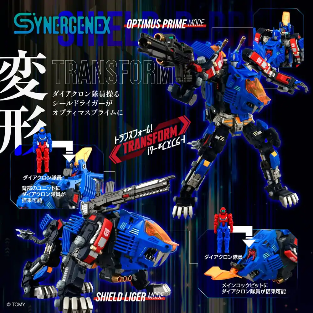 Transformers Zoids Plastiková stavebnice 1/60 Shield-D-Prime 26 cm fotografii produktu