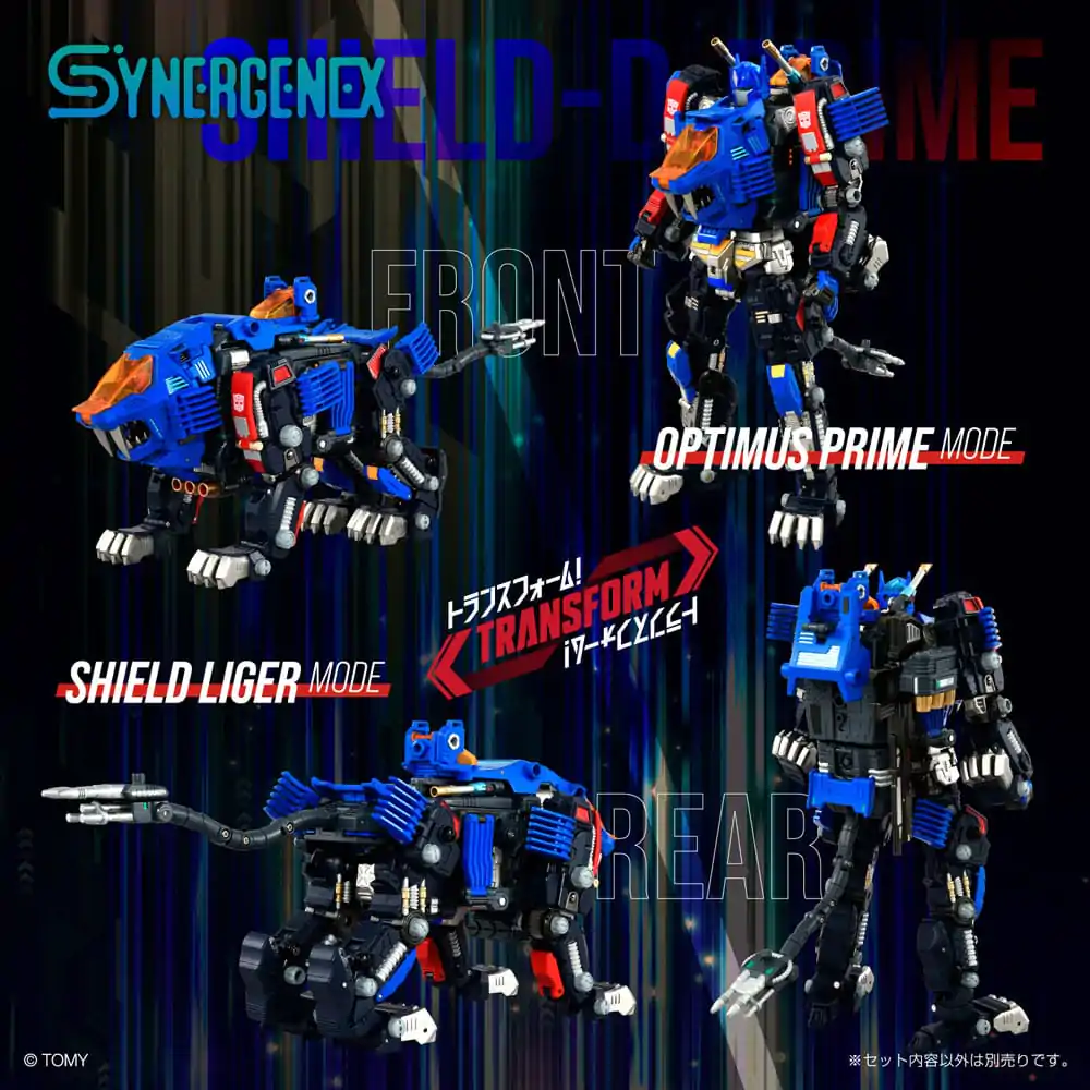 Transformers Zoids Plastiková stavebnice 1/60 Shield-D-Prime 26 cm fotografii produktu