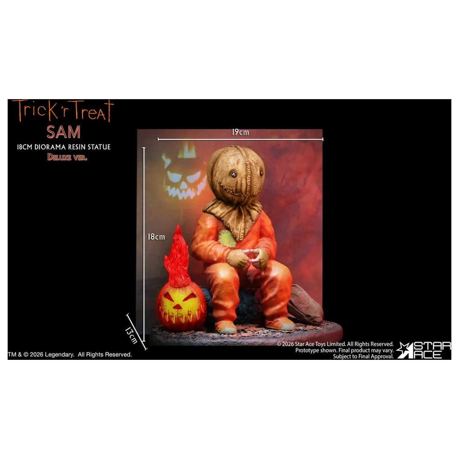 Trick R Treat Diorama Pryskyřičná Soška Sam DX 18 cm fotografii produktu