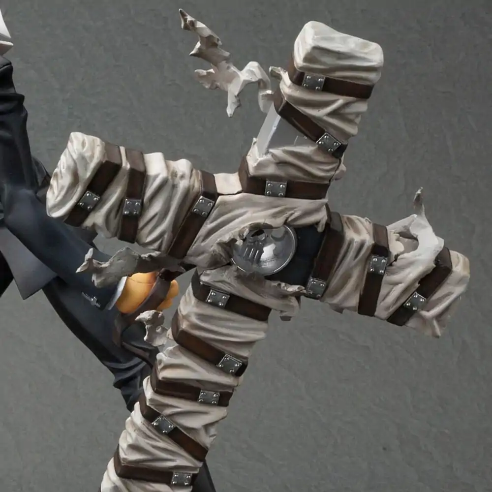 Trigun Badlands Rumble ARTFX J soška 1/8 Nicholas D. Wolfwood Renewal Package verze 20 cm fotografii produktu