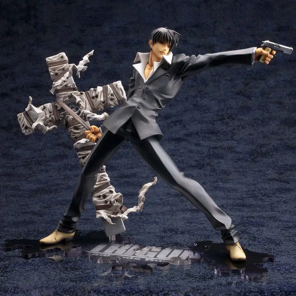 Trigun Badlands Rumble ARTFX J soška 1/8 Nicholas D. Wolfwood Renewal Package verze 20 cm fotografii produktu