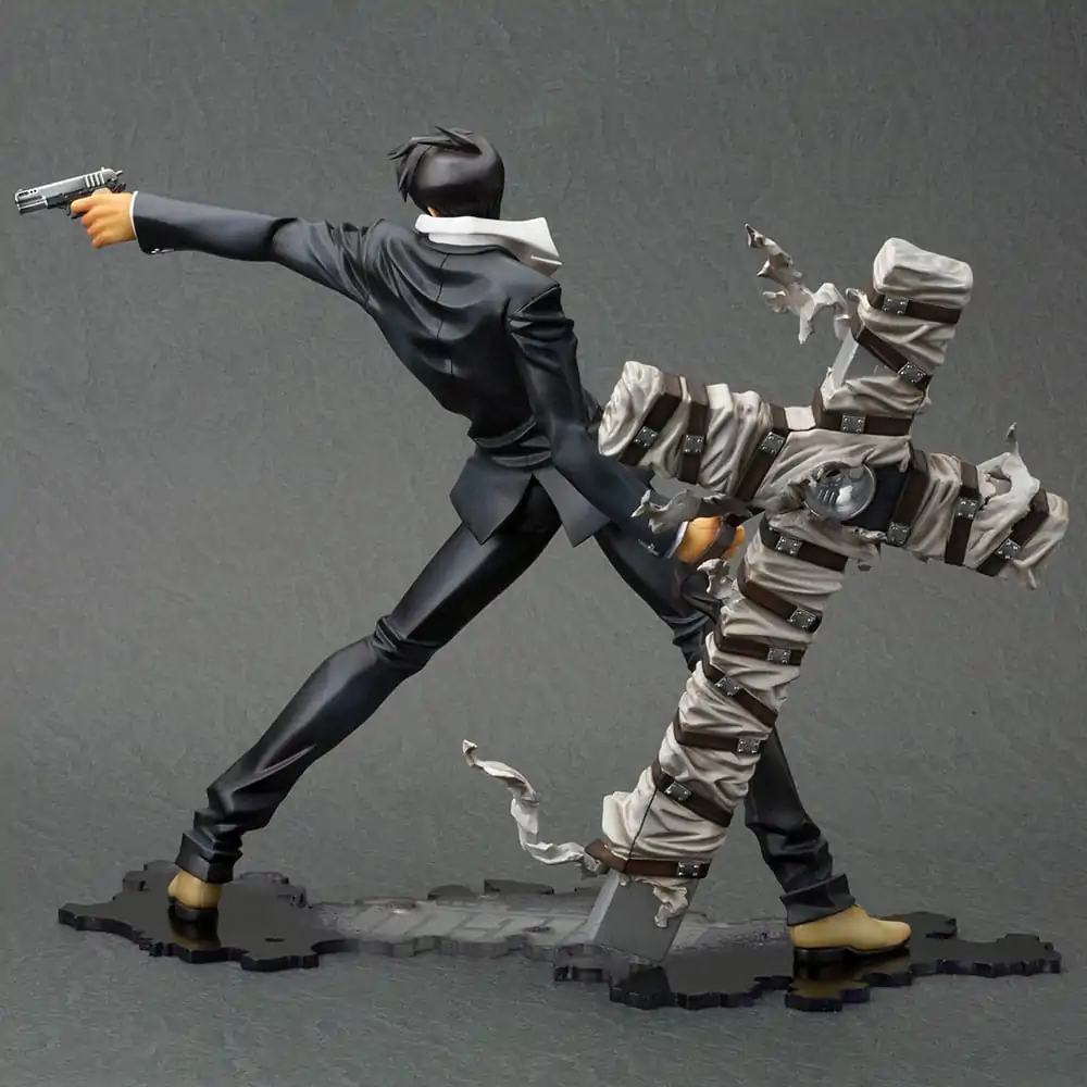 Trigun Badlands Rumble ARTFX J soška 1/8 Nicholas D. Wolfwood Renewal Package verze 20 cm fotografii produktu