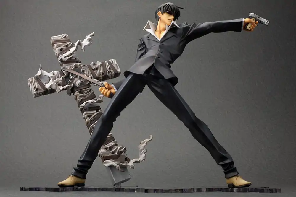 Trigun Badlands Rumble ARTFX J soška 1/8 Nicholas D. Wolfwood Renewal Package verze 20 cm fotografii produktu
