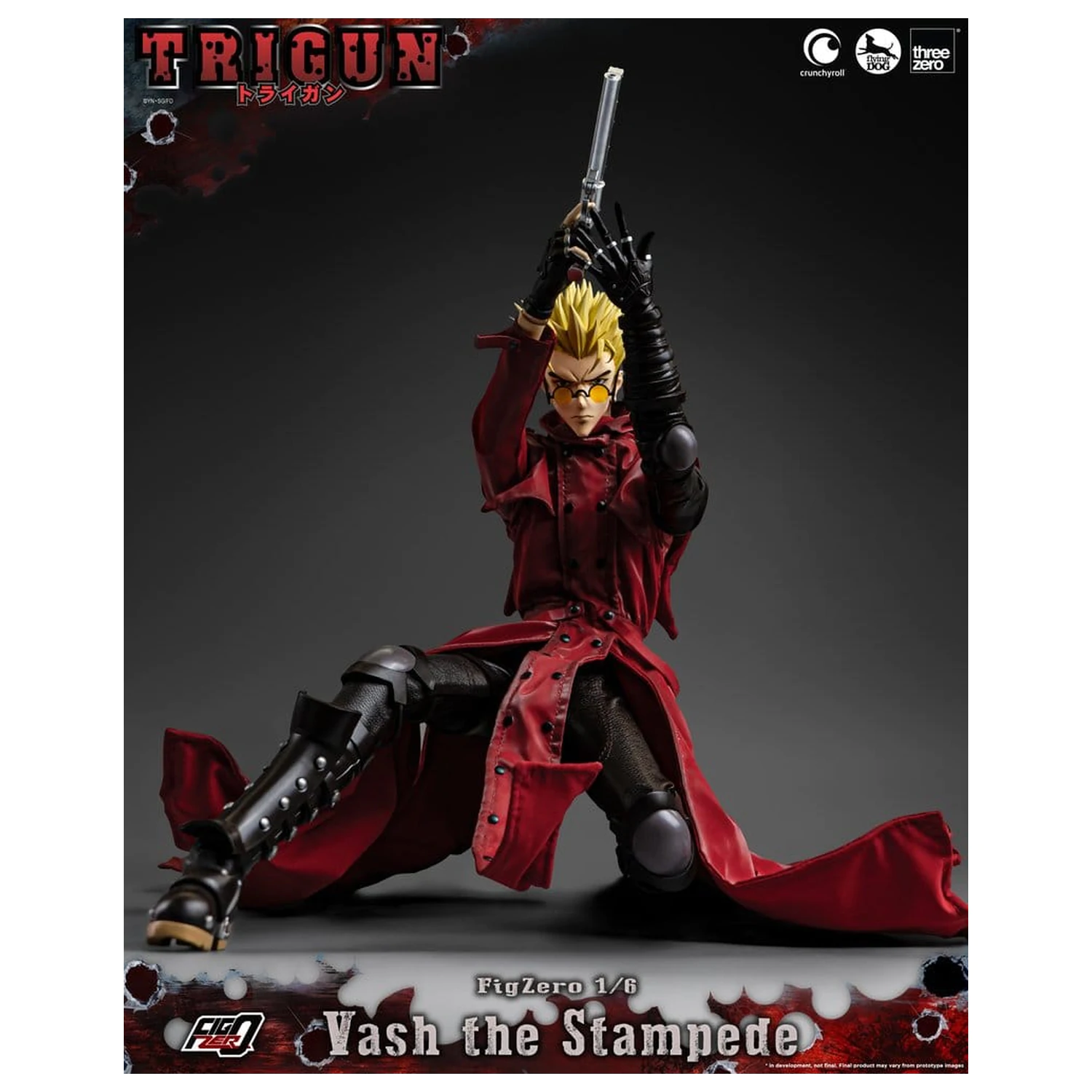Trigun FigZero Akční figurka 1/6 Vash the Stampede 31 cm fotografii produktu