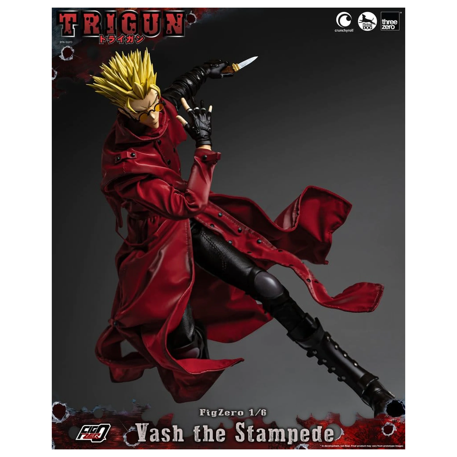 Trigun FigZero Akční figurka 1/6 Vash the Stampede 31 cm fotografii produktu