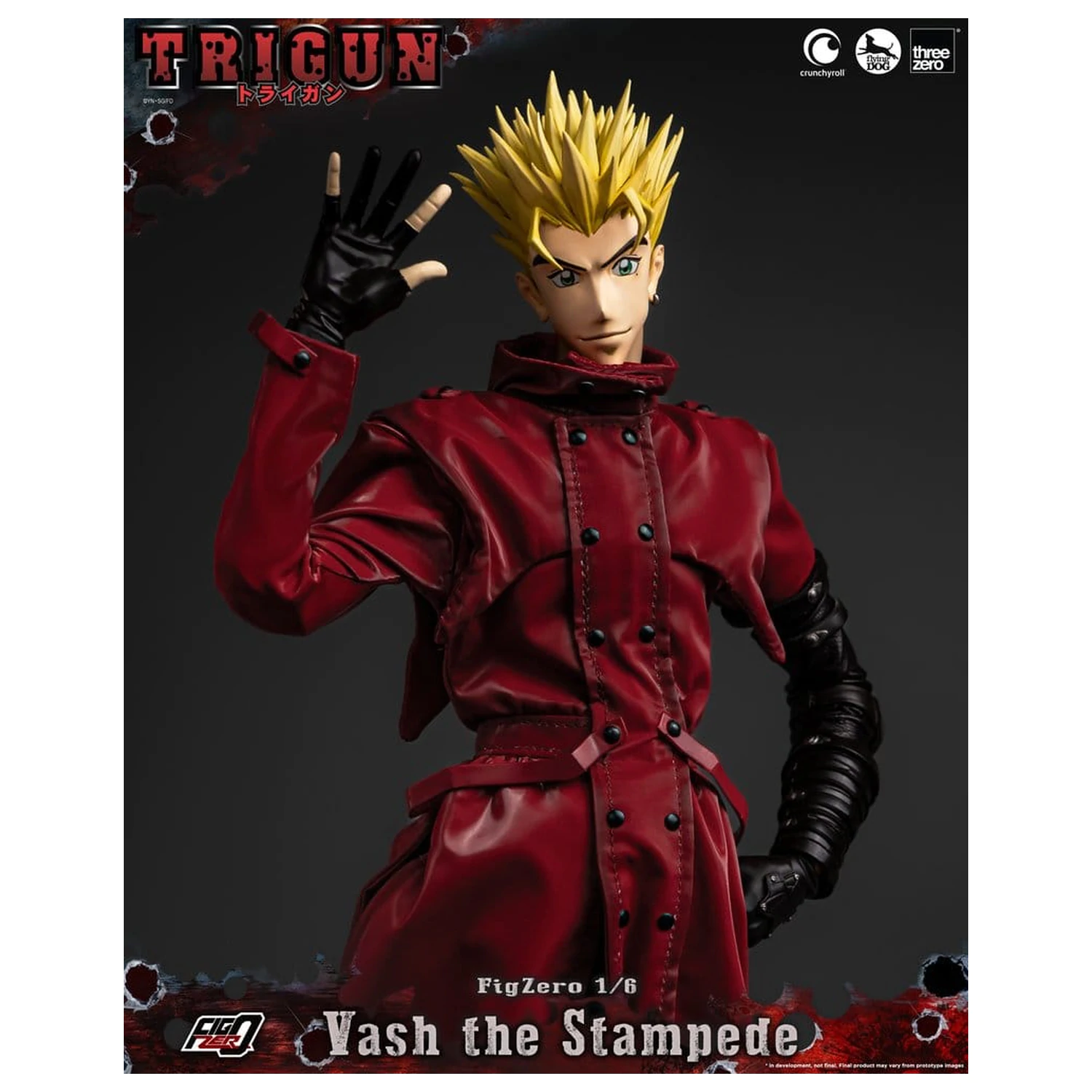 Trigun FigZero Akční figurka 1/6 Vash the Stampede 31 cm fotografii produktu
