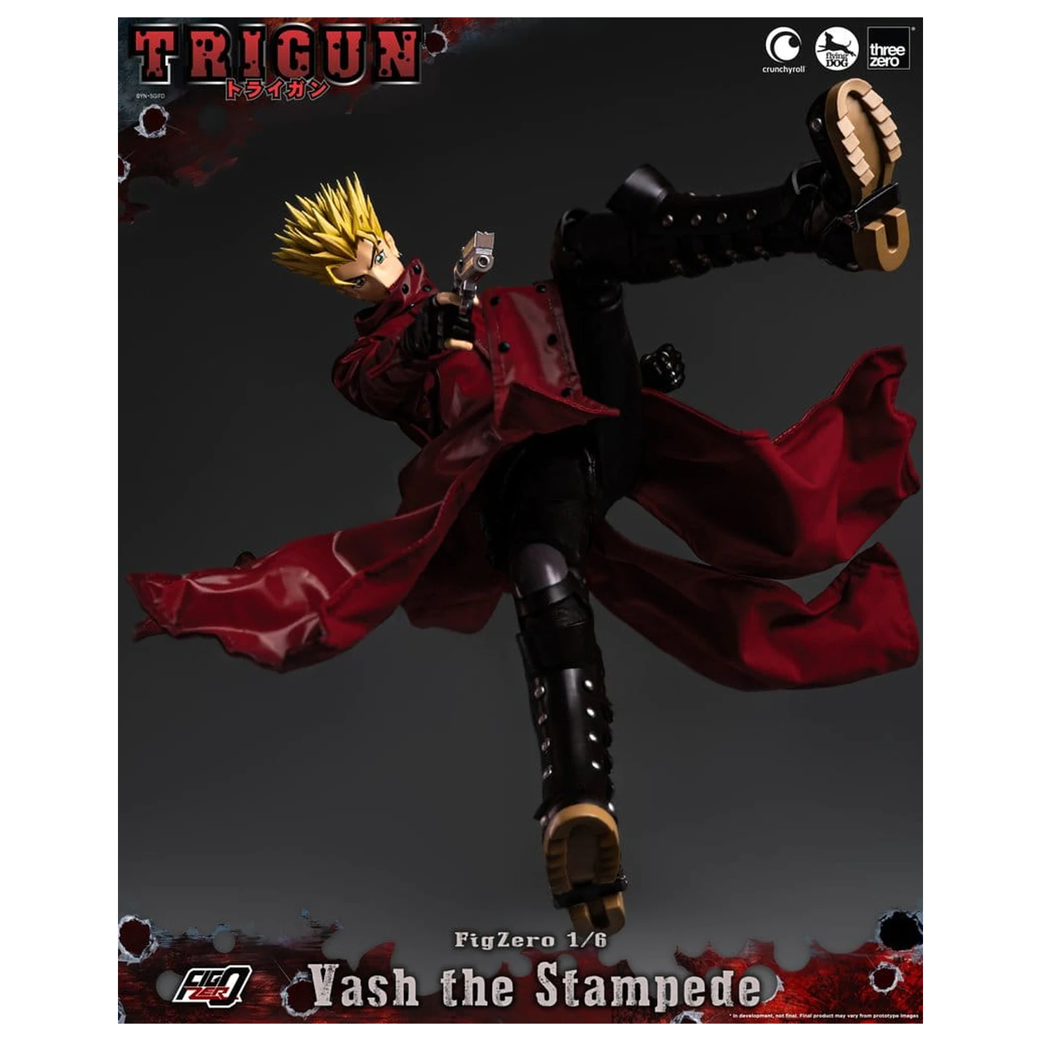 Trigun FigZero Akční figurka 1/6 Vash the Stampede 31 cm fotografii produktu