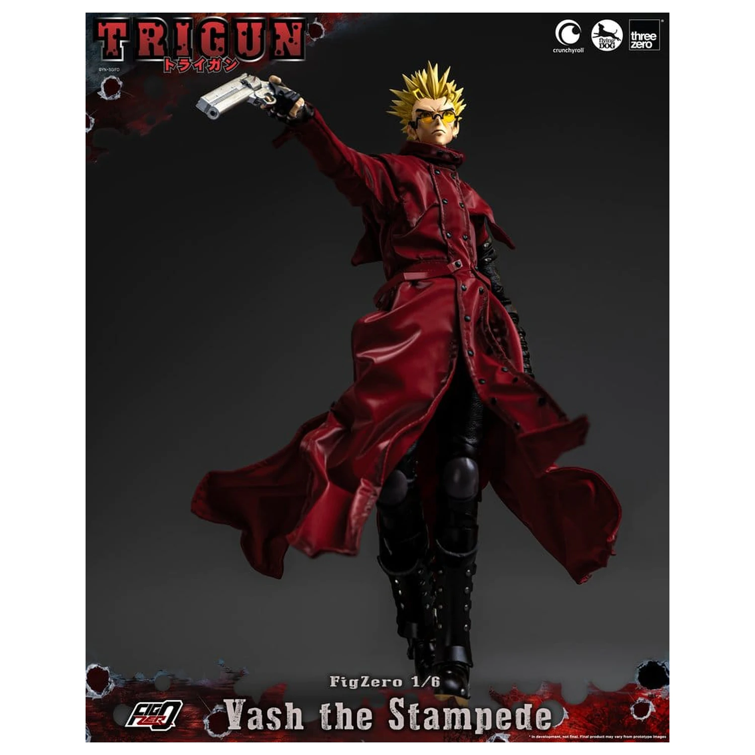 Trigun FigZero Akční figurka 1/6 Vash the Stampede 31 cm fotografii produktu