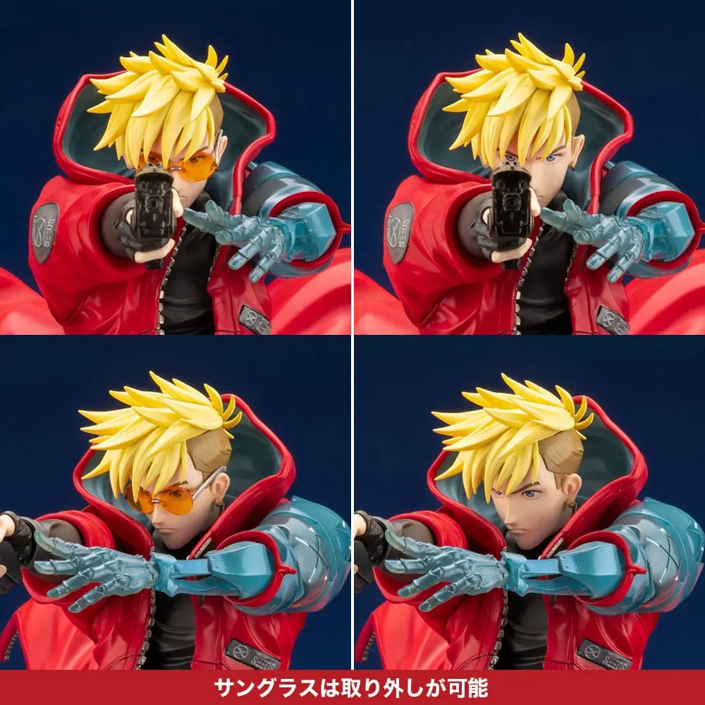 Trigun Stampede ARTFX J Socha 1/8 Vash The Stampede 22 cm fotografii produktu