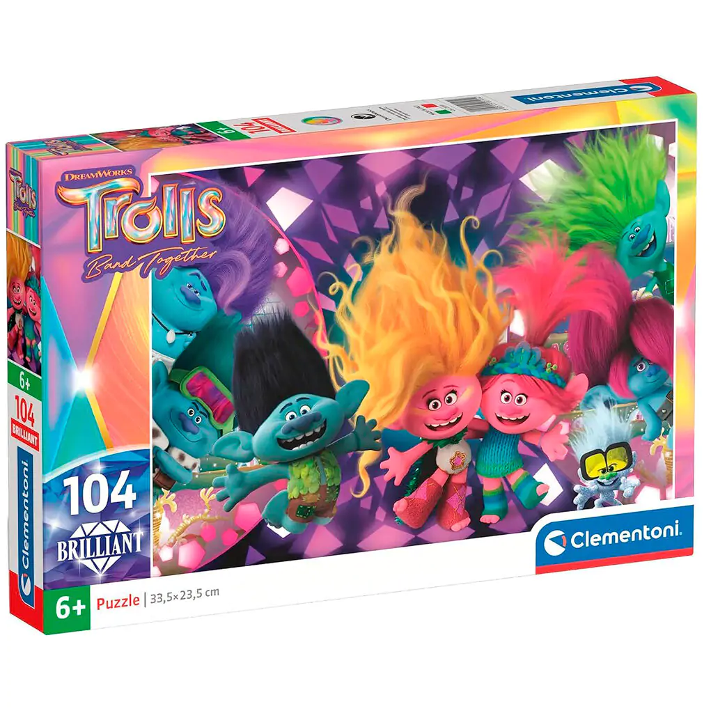 Trolls puzzle 104 dílků fotografii produktu