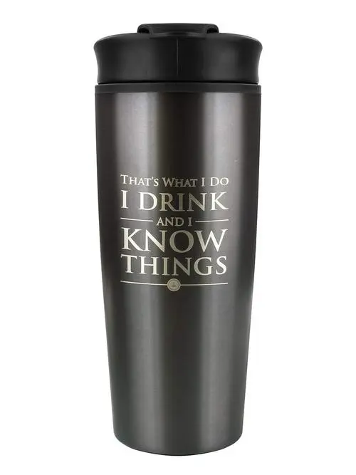 Game of Thrones I Drink And I Know Things cestovní hrnek fotografii produktu