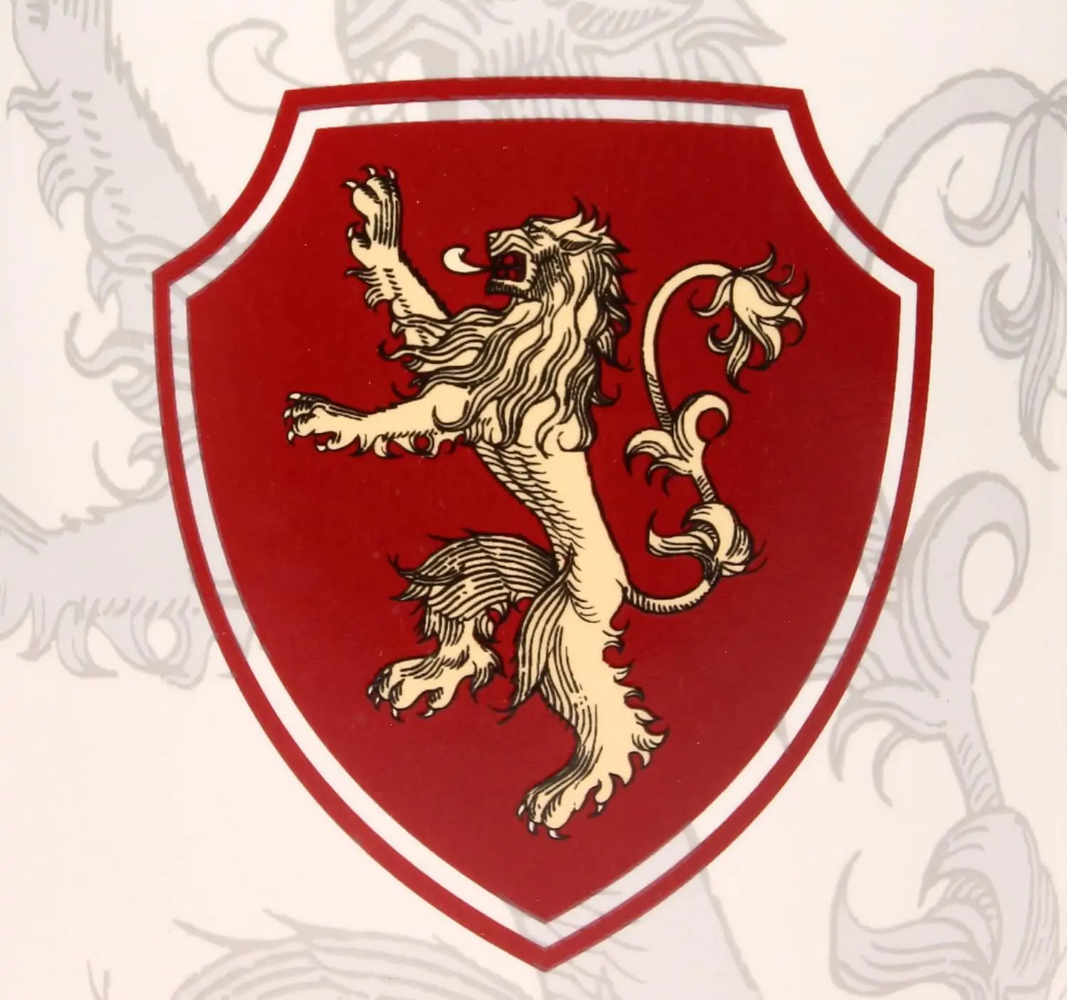 Game of Thrones Lannister shield hrnek fotografii produktu