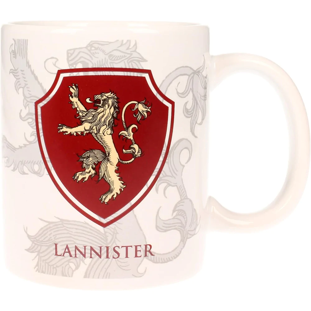 Game of Thrones Lannister shield hrnek fotografii produktu