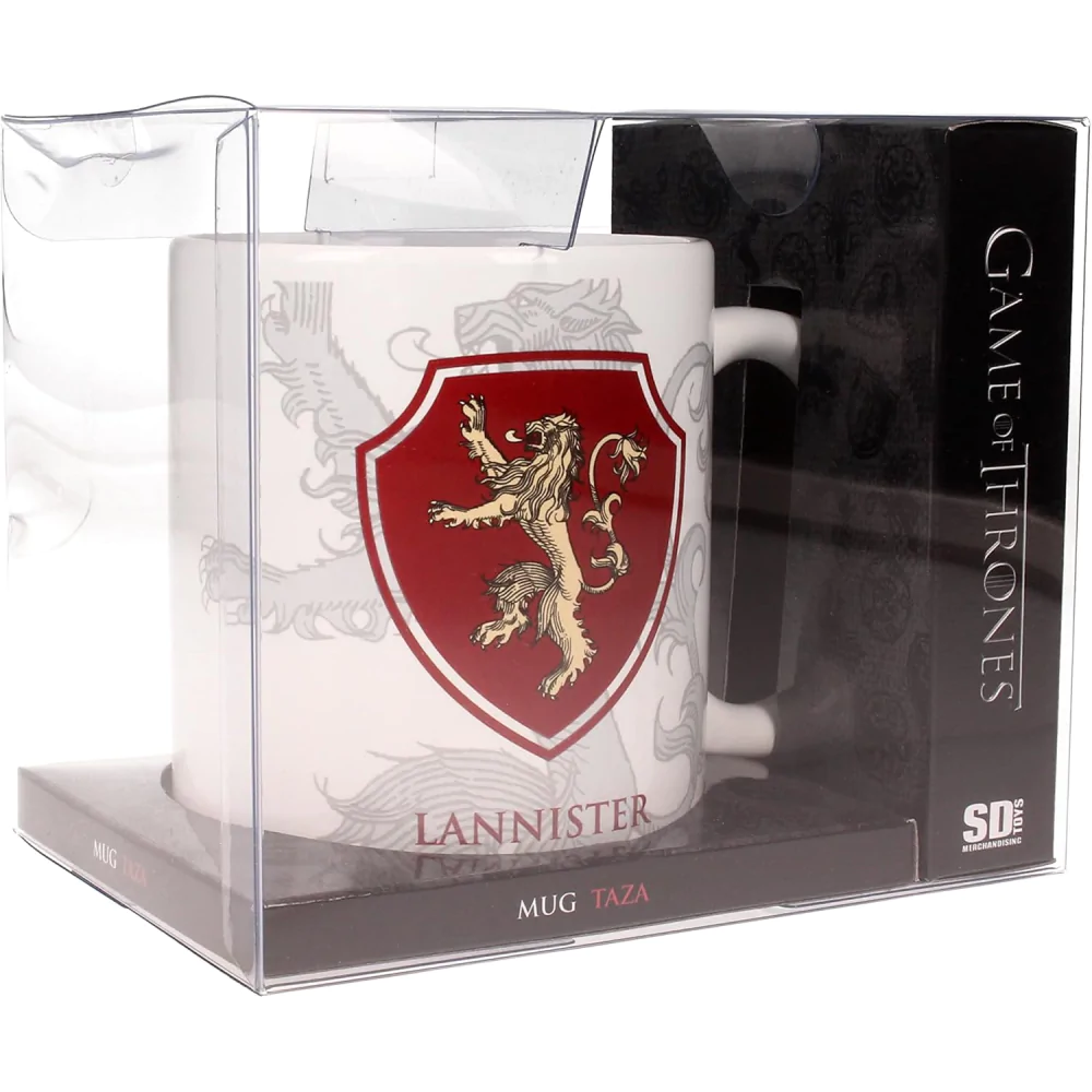 Game of Thrones Lannister shield hrnek fotografii produktu