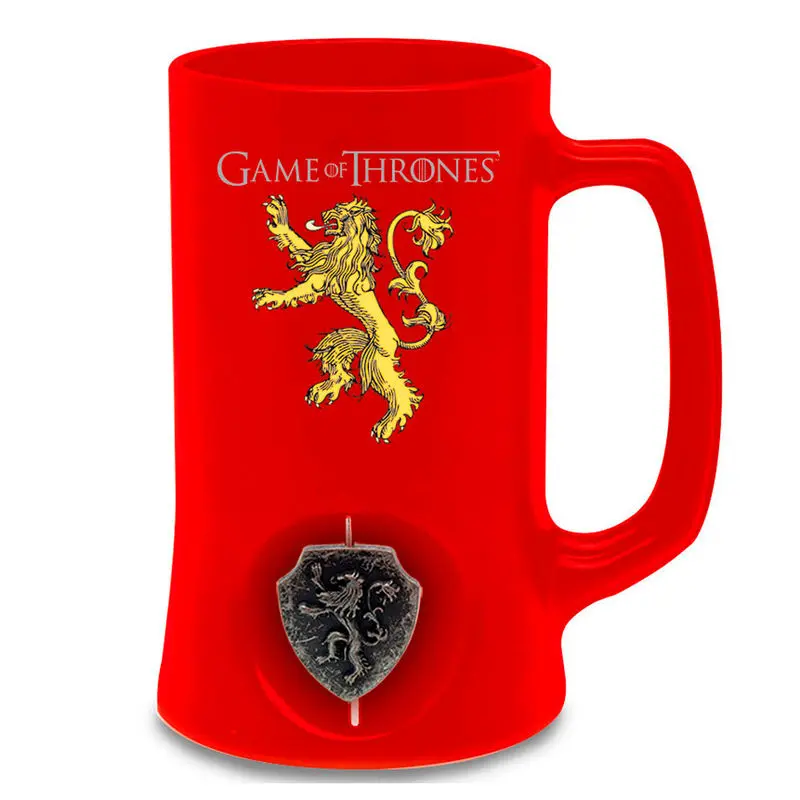 Game of Thrones logo 3D Lannister džbán fotografii produktu