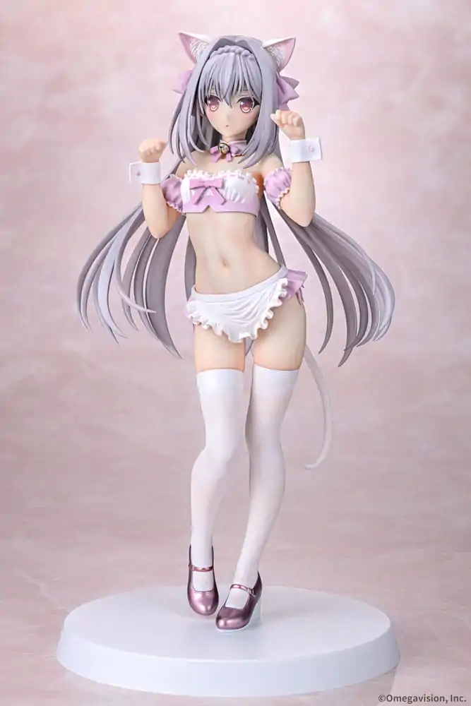 Tsuki ni Yorisou Otome no Sahou PVC Socha 1/6 Luna Sakurakouji Cat Maid Sakura Color Ver. 26 cm fotografii produktu