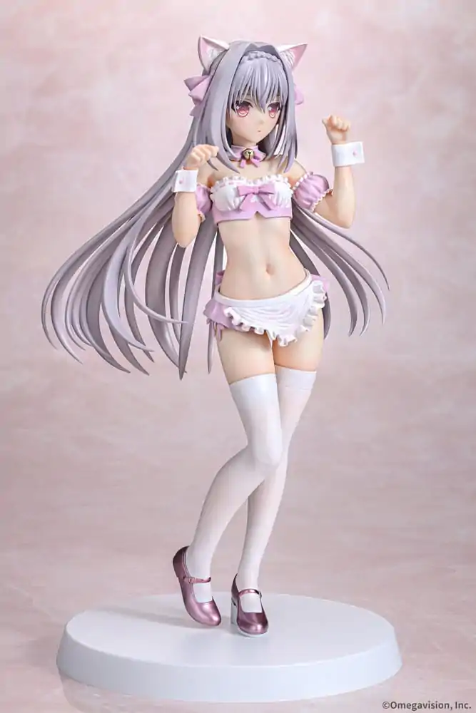 Tsuki ni Yorisou Otome no Sahou PVC Socha 1/6 Luna Sakurakouji Cat Maid Sakura Color Ver. 26 cm fotografii produktu