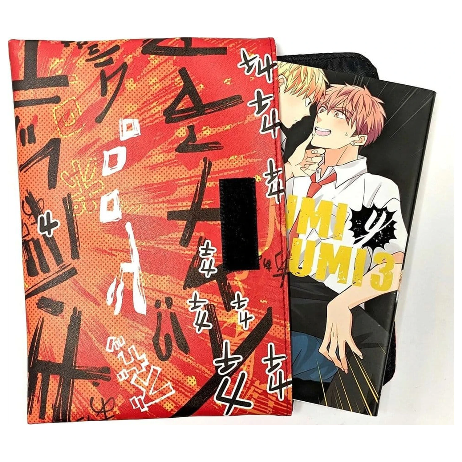 Uchiwa Manga obálka Kanjis 24 cm fotografii produktu