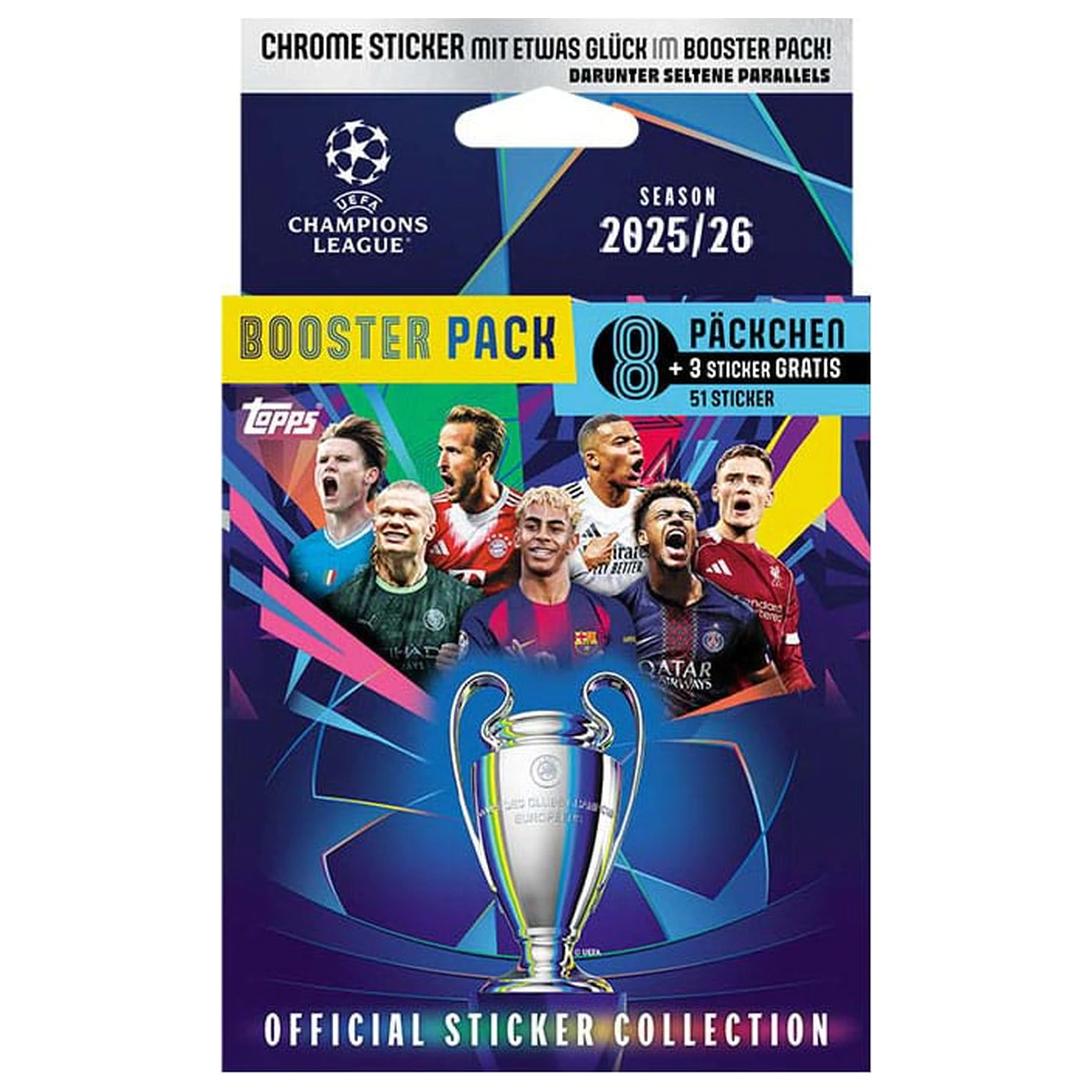 UEFA Champions League 2025/26 Sticker Collection Eco balíček fotografii produktu