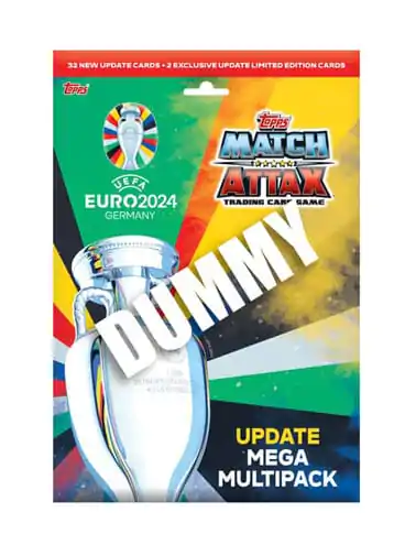 UEFA EURO 2024 Trading Cards Update Mega Multipack – aktualizační mega balíček sběratelských karet fotografii produktu