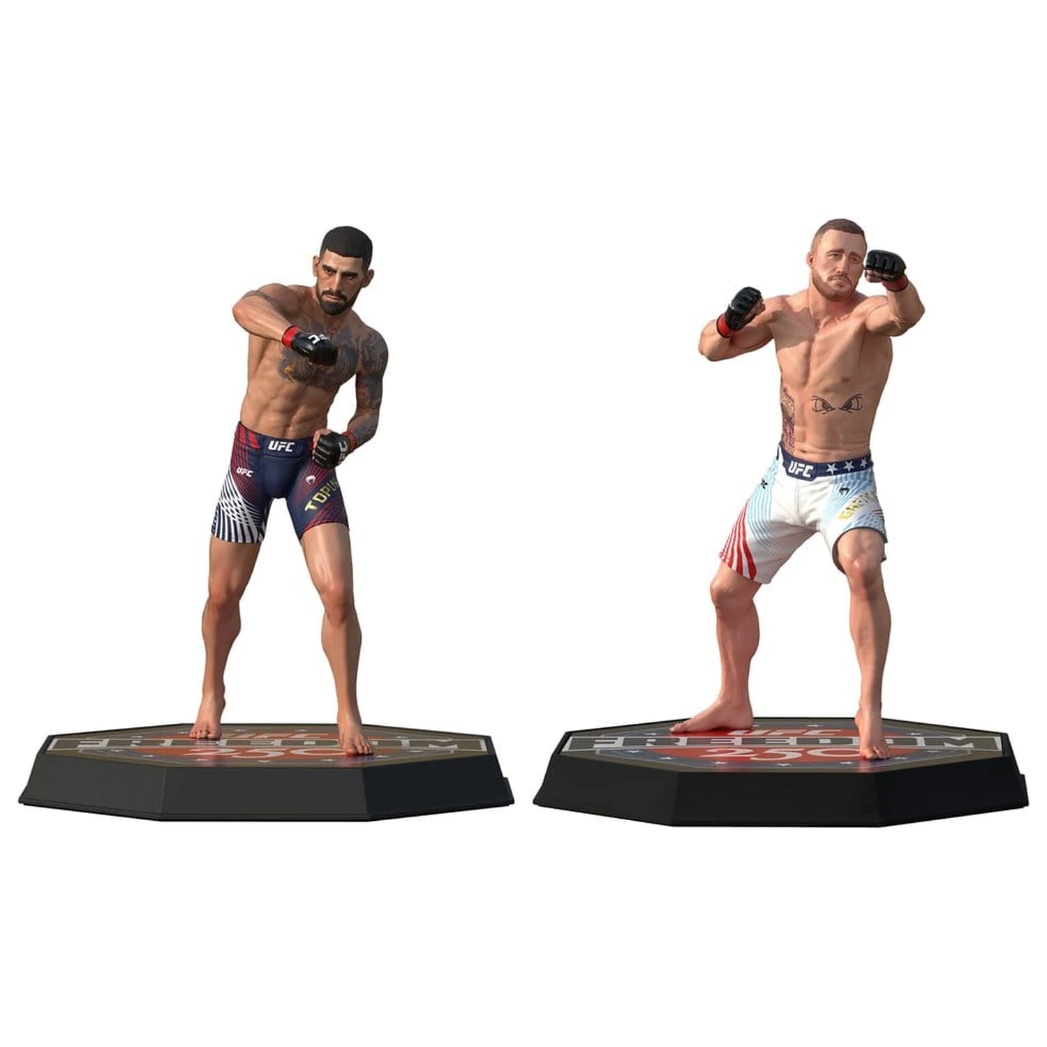 UFC McFarlane’s SportsPicks akční figurky 2-balení Ilia Topuria vs Justin Gaethje (Freedom 250) 18 cm fotografii produktu