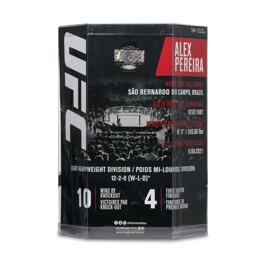 UFC Posed PVC Socha Alex Pereira 18 cm fotografii produktu