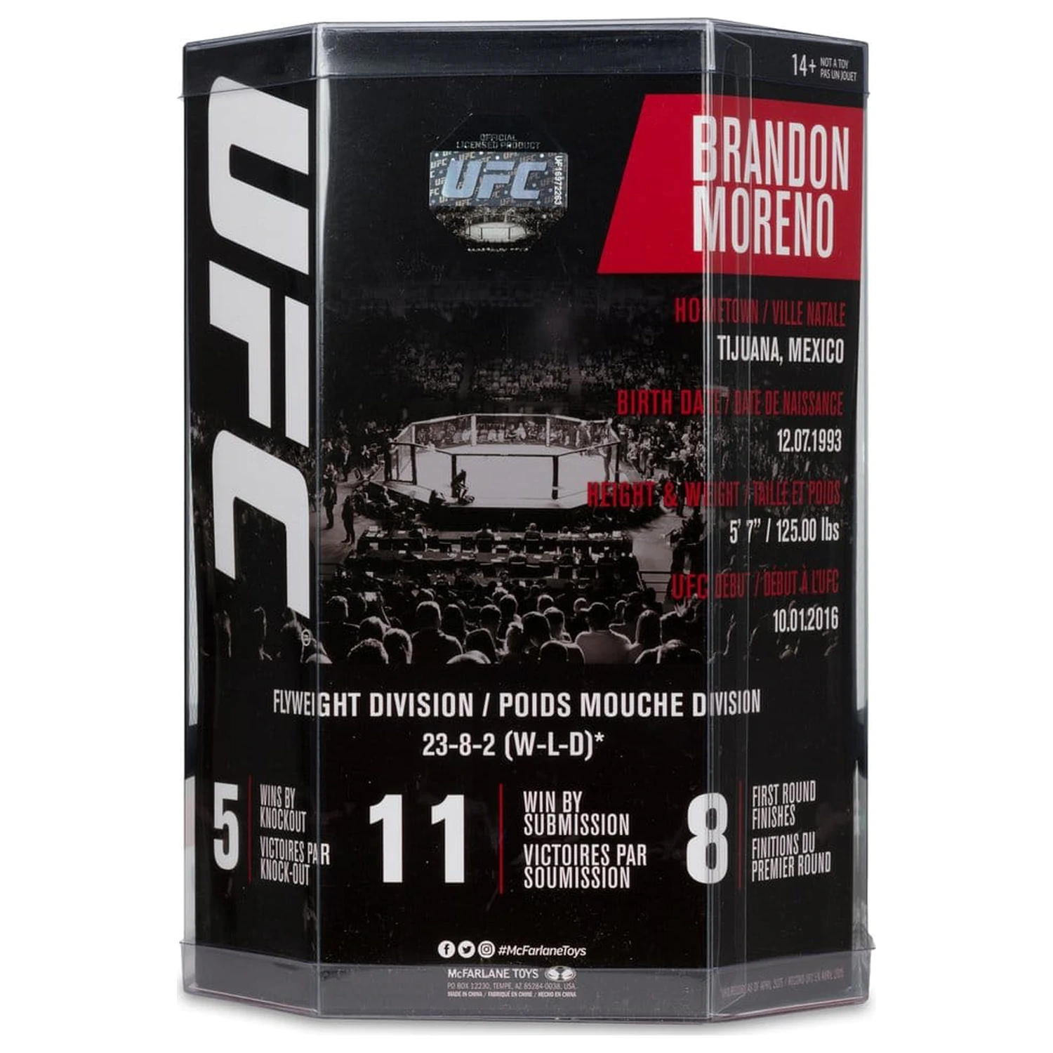 UFC Posed PVC Socha Brandon Moreno 16 cm fotografii produktu