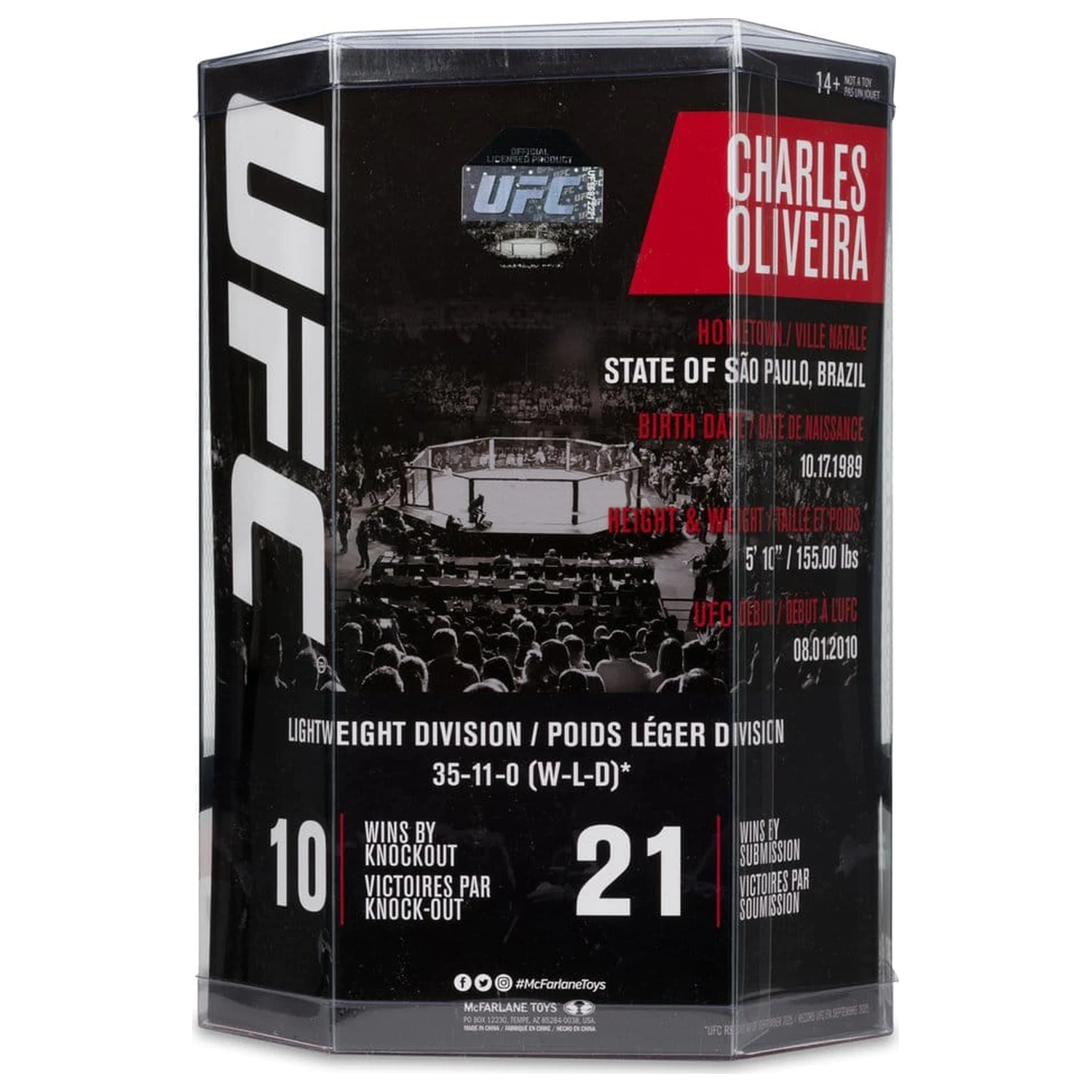 UFC Posed PVC Socha Charles Oliveira 17 cm fotografii produktu