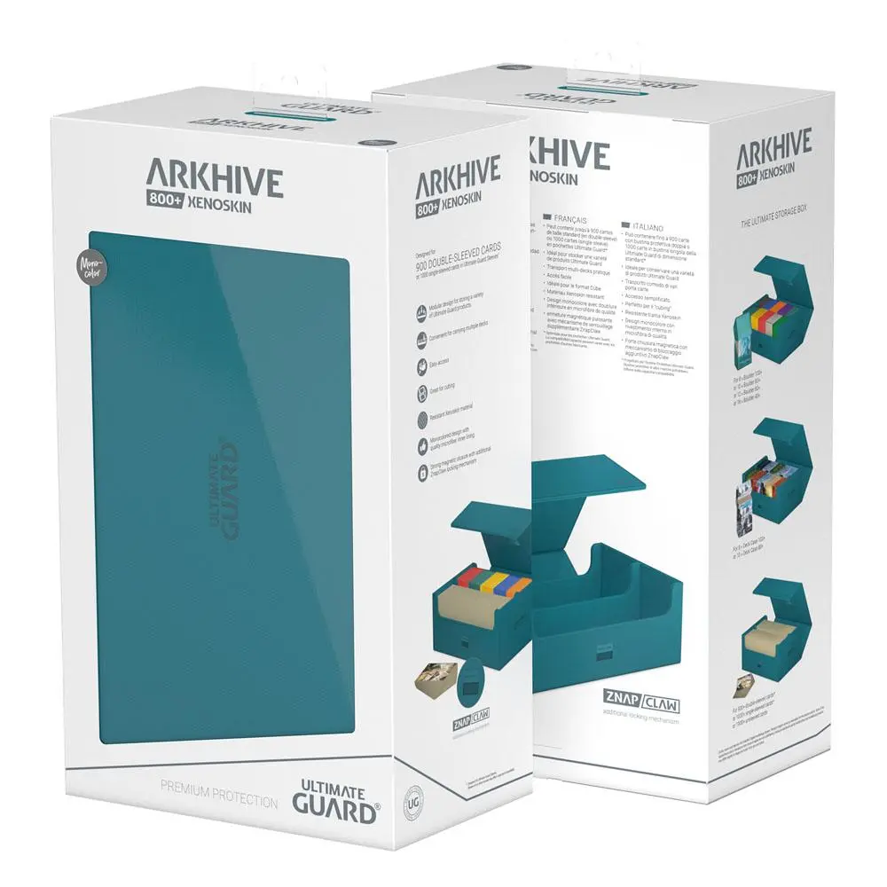 Ultimate Guard Arkhive 800+ XenoSkin Monocolor Petrol fotografii produktu