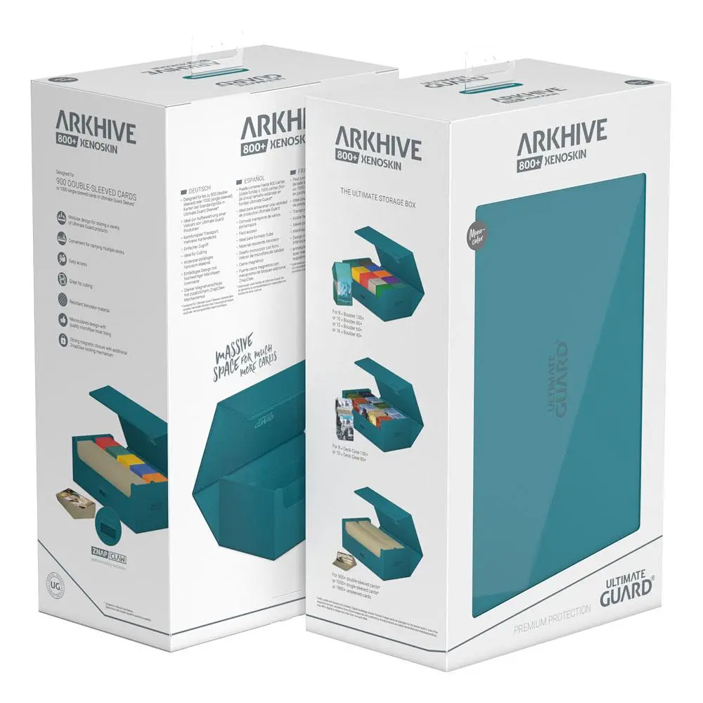 Ultimate Guard Arkhive 800+ XenoSkin Monocolor Petrol fotografii produktu