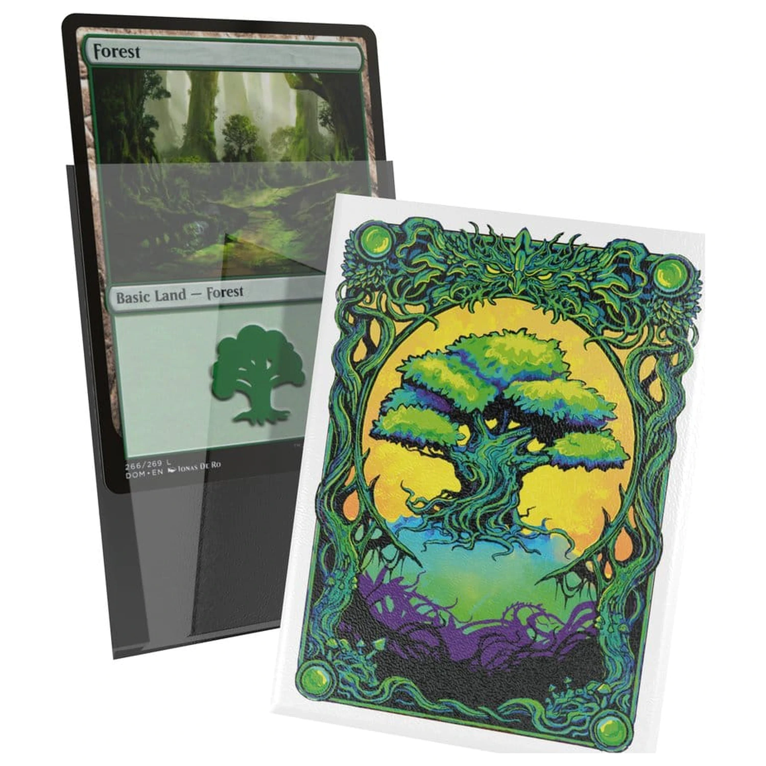 Ultimate Guard Art Sleeves Magic: The Gathering "Mana Token" - Forest fotografii produktu