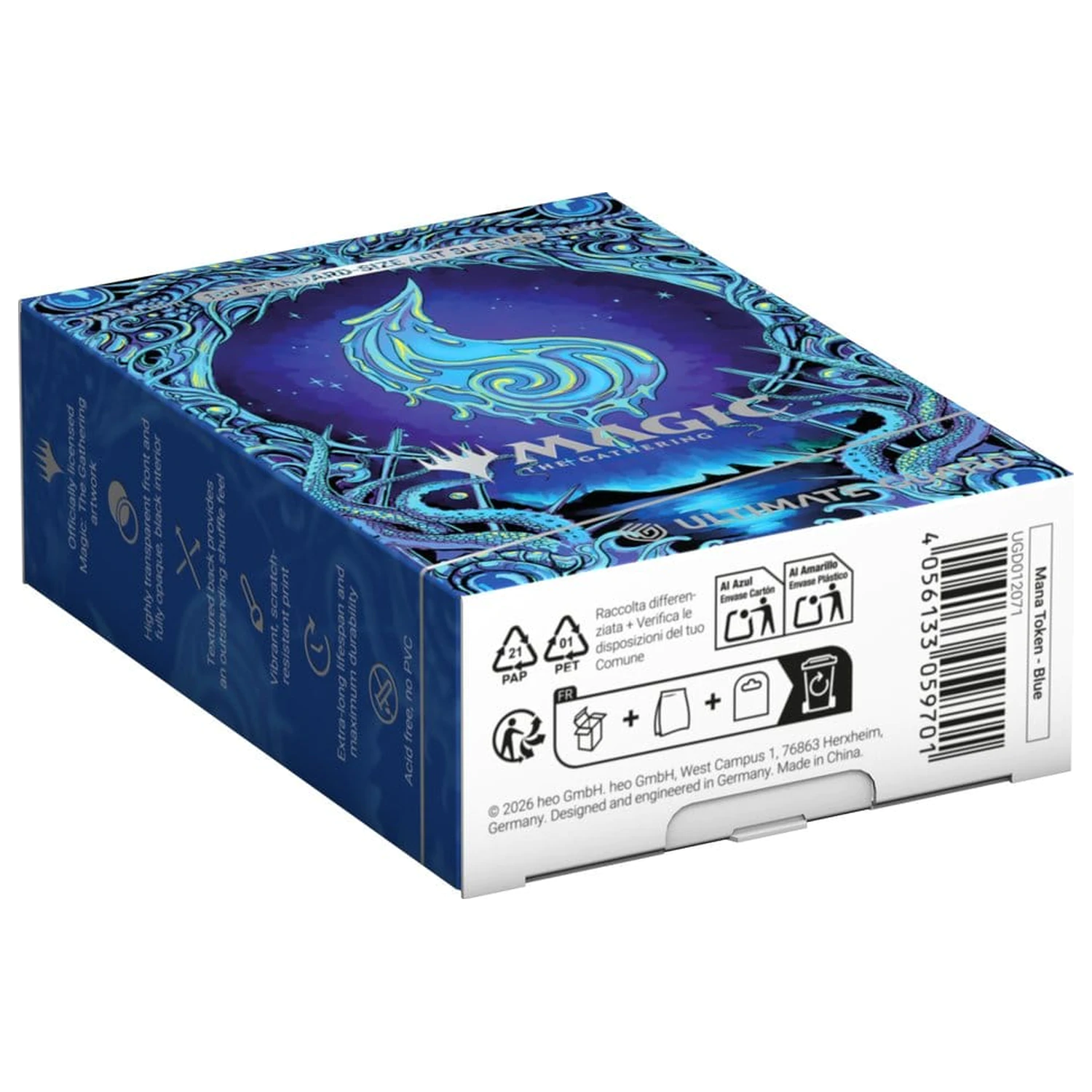 Ultimate Guard Art Sleeves Magic: The Gathering "Mana Token" - Island fotografii produktu