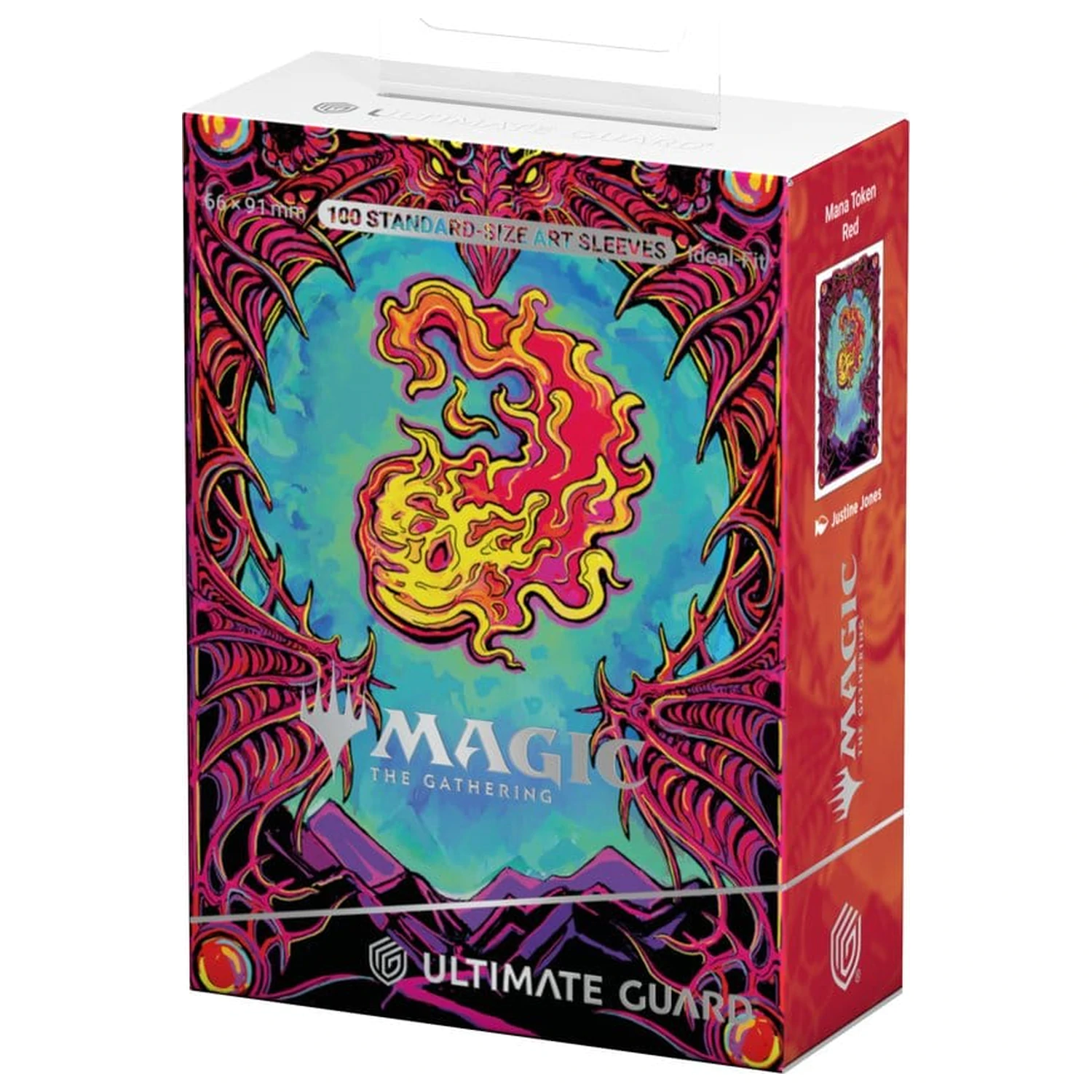 Ultimate Guard Art Sleeves Magic: The Gathering "Mana Token" - Mountain fotografii produktu