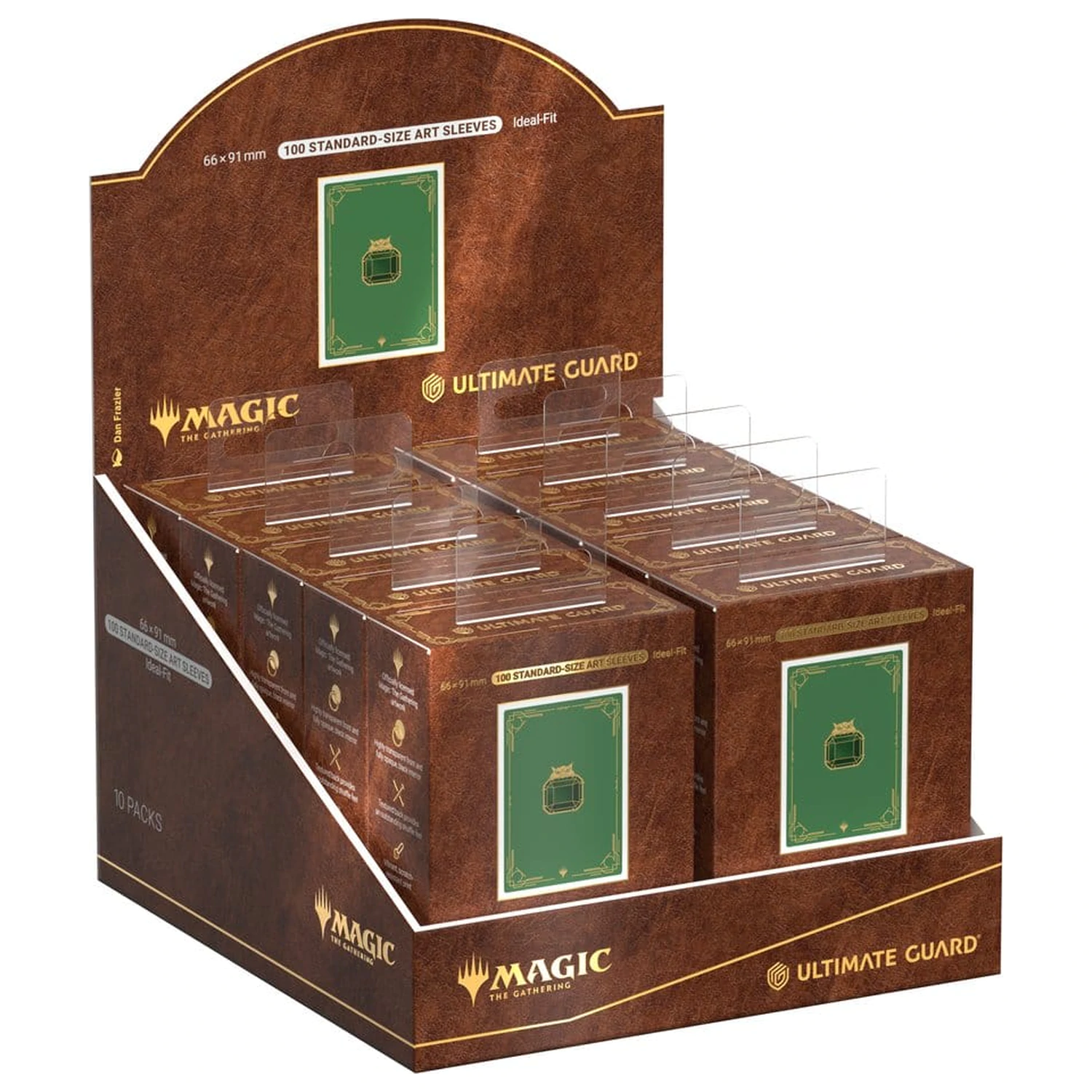 Ultimate Guard Art Sleeves Magic: The Gathering "Mox Collection" - Emerald fotografii produktu