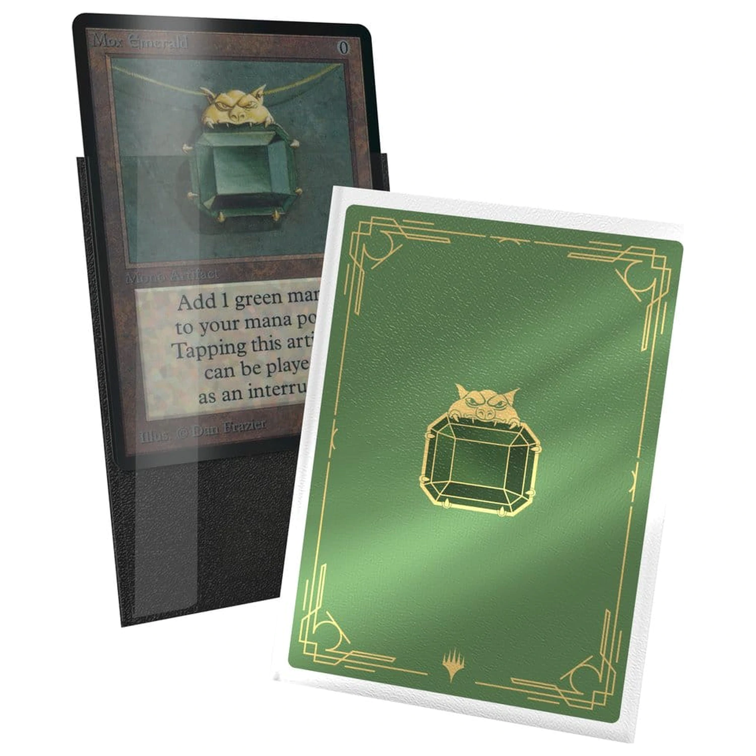 Ultimate Guard Art Sleeves Magic: The Gathering "Mox Collection" - Emerald fotografii produktu