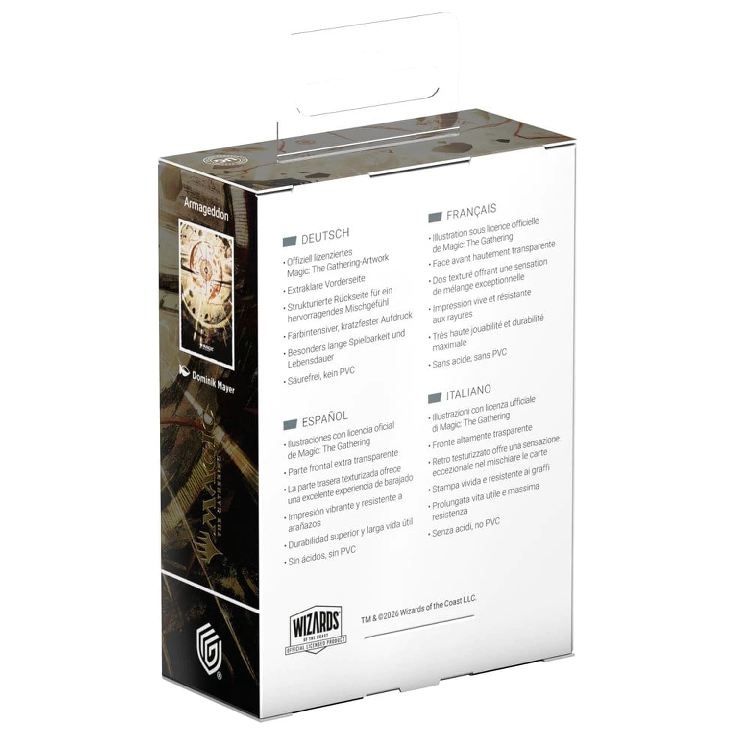 Ultimate Guard Art Sleeves Magic: The Gathering "Secrets of Strixhaven" - Armageddon fotografii produktu