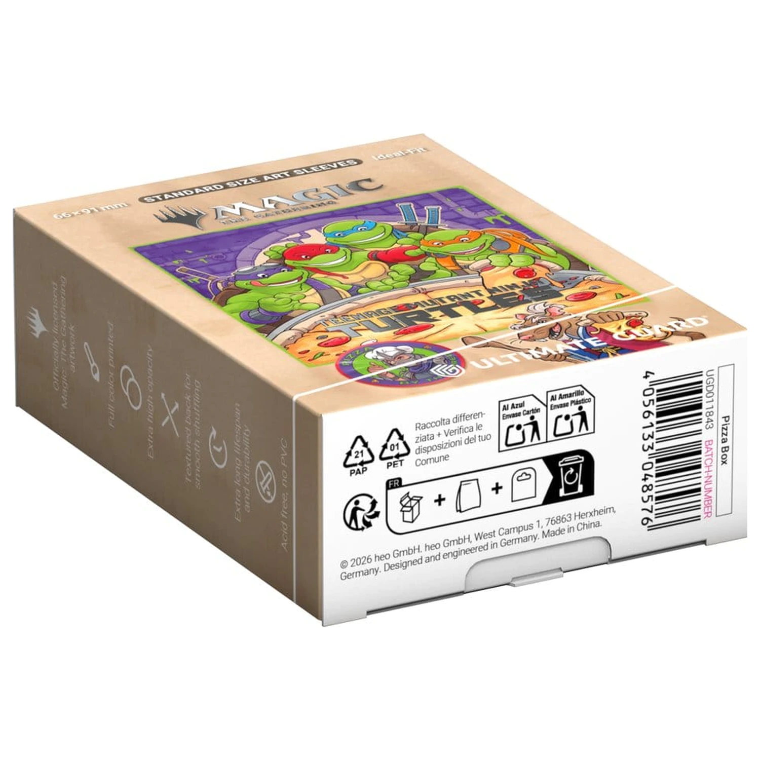 Ultimate Guard Art Sleeves Magic: The Gathering | Teenage Mutant Ninja Turtles - Pizza Box balíček obalů na karty fotografii produktu