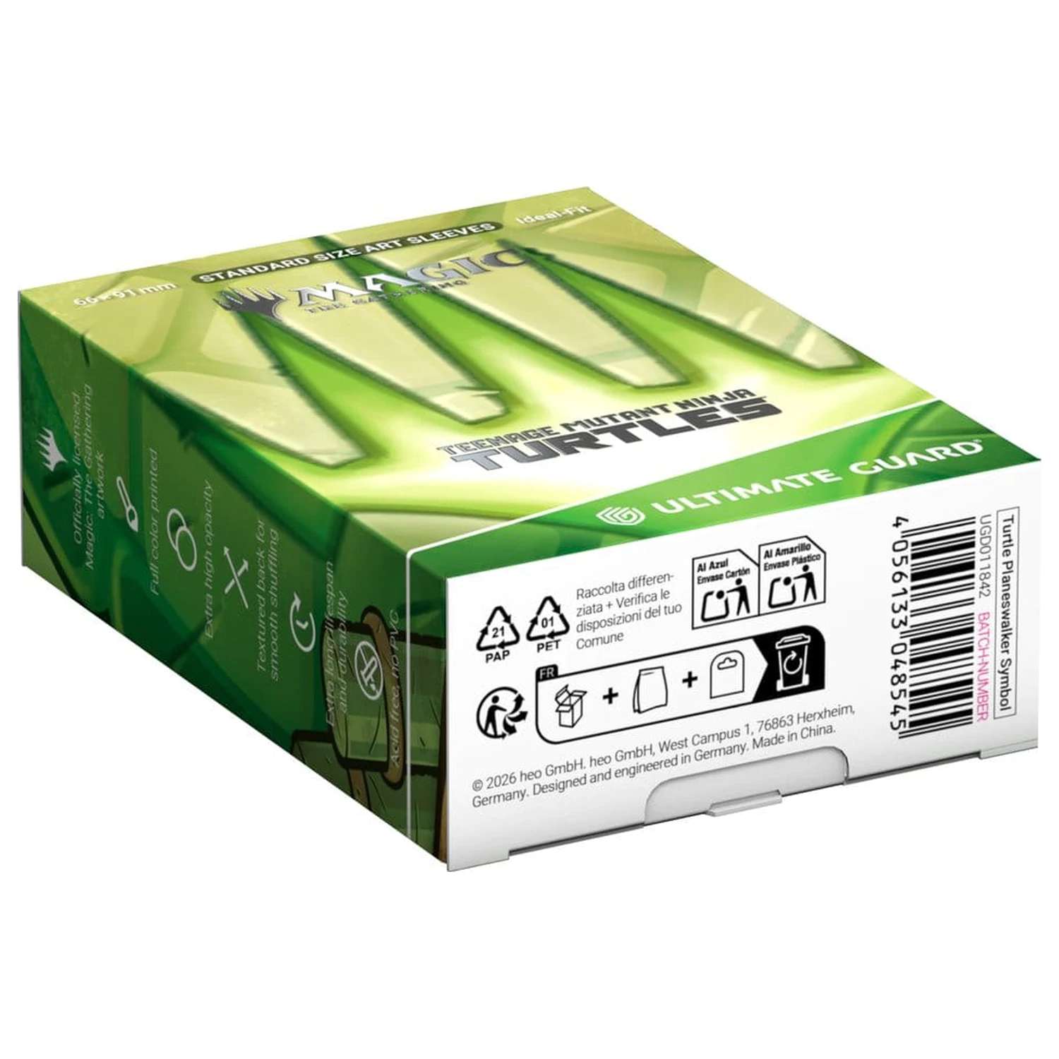 Ultimate Guard Art Sleeves Magic: The Gathering | Teenage Mutant Ninja Turtles - Turtle Planeswalker Symbol fotografii produktu