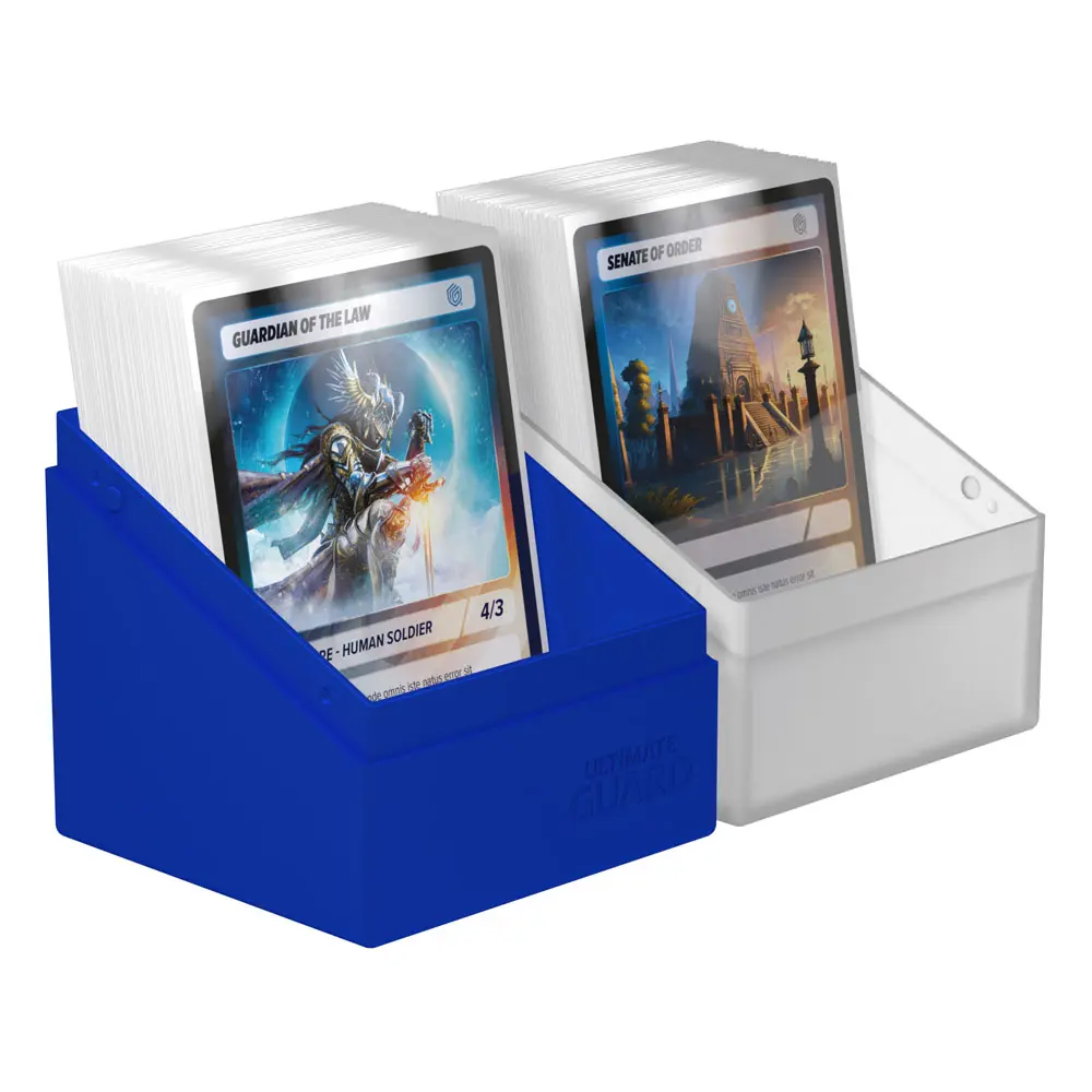 Ultimate Guard Boulder pouzdro na balíček karet 100+ SYNERGY modrá/bílá fotografii produktu