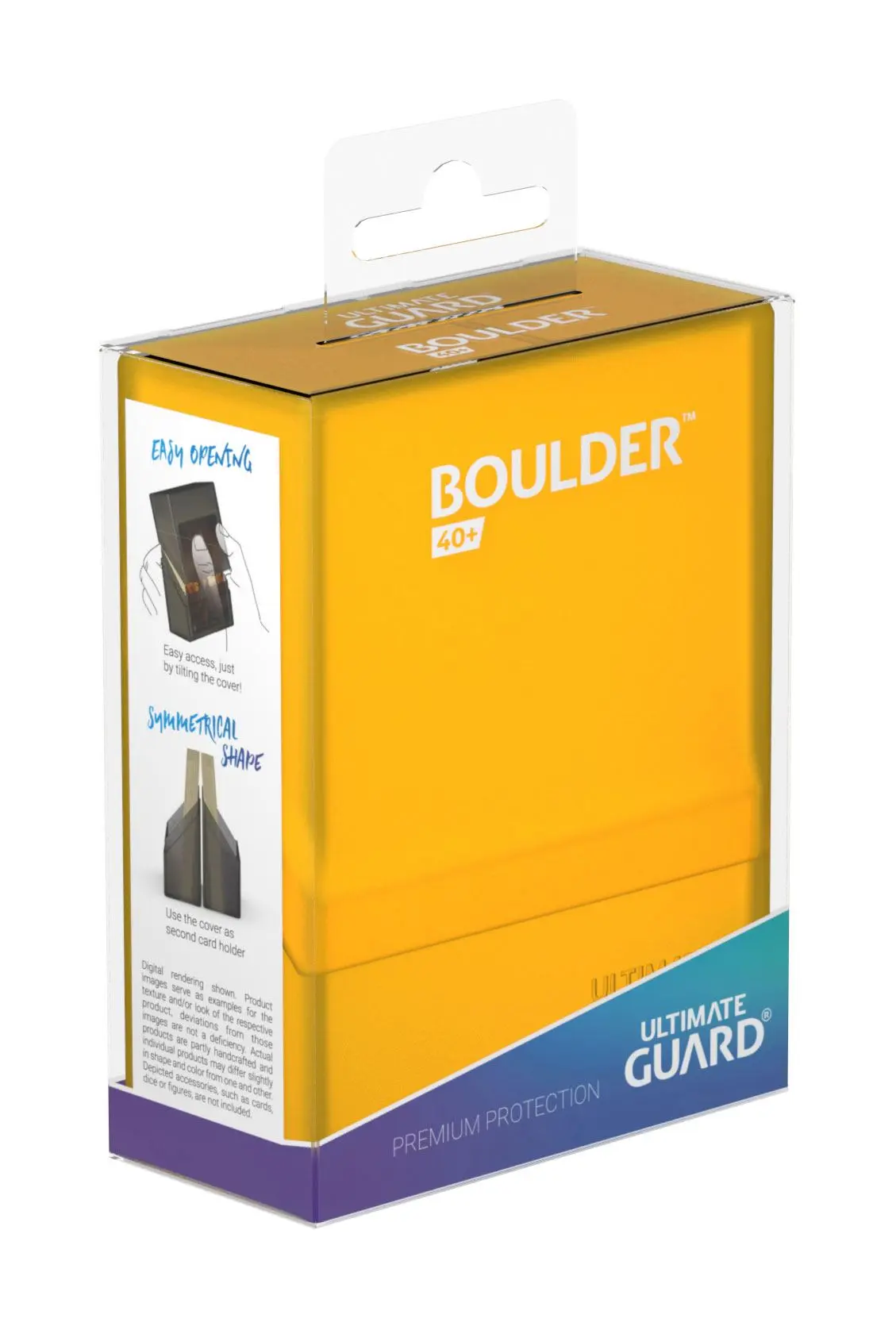 Ultimate Guard pouzdro na balíček Boulder 40+ Standardní velikost Jantar fotografii produktu