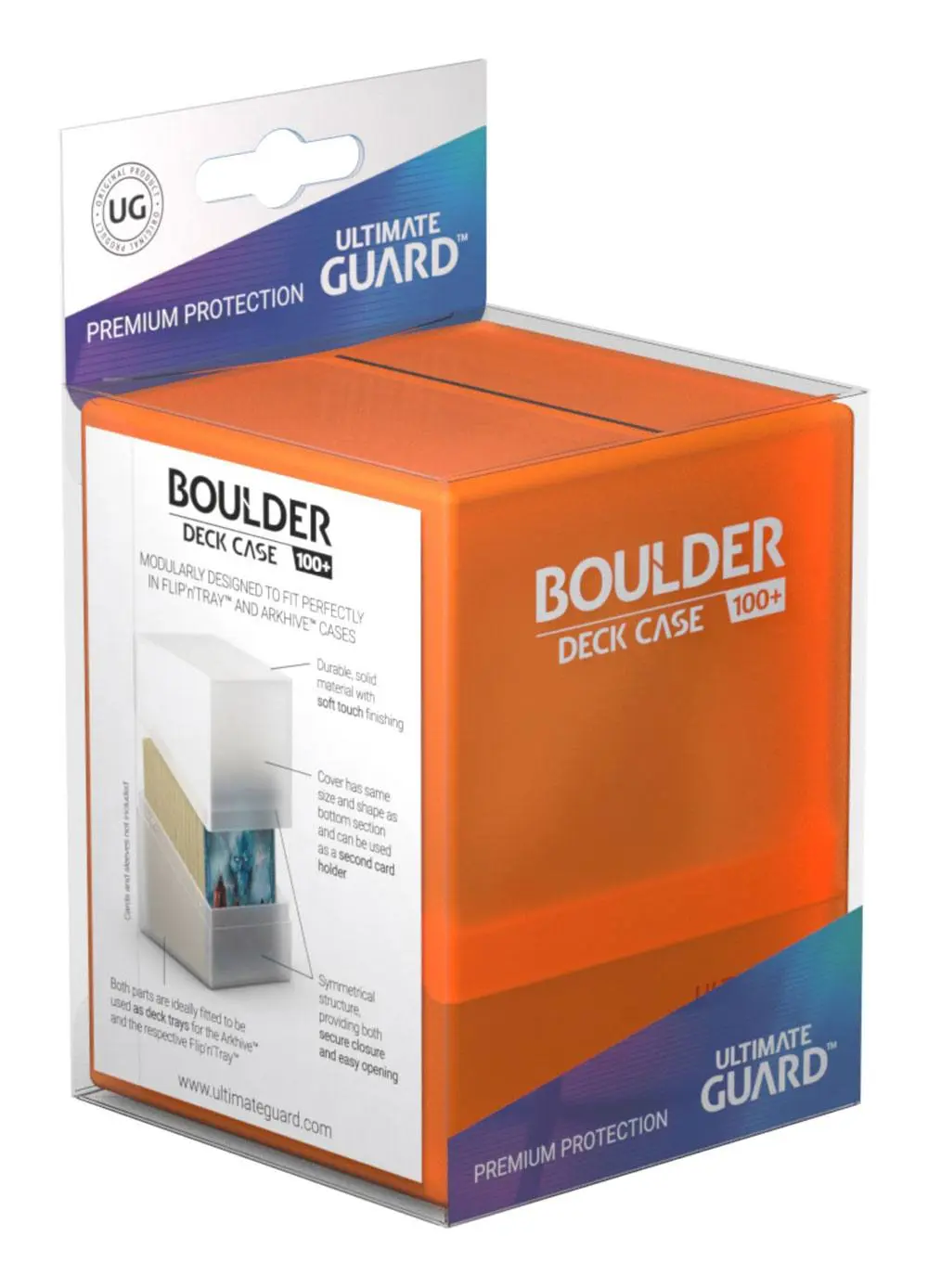 Ultimate Guard pouzdro na balíček Boulder 100+ Standard Size Poppy Topaz fotografii produktu